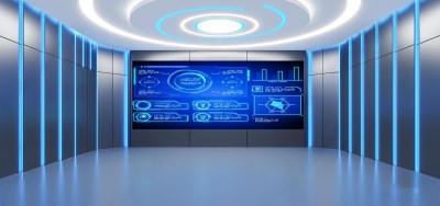 现代科技展厅3D模型下载